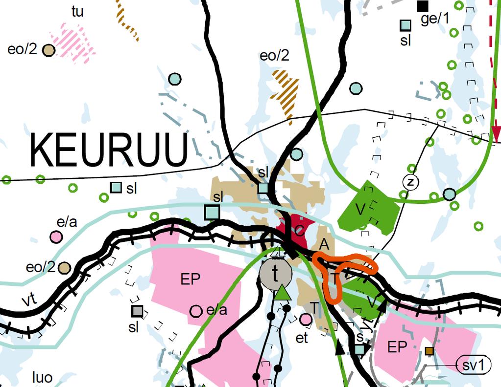 3.2.2 Maakuntakaava 8/18 Keuruu kuuluu Keski-Suomen liiton alueeseen.