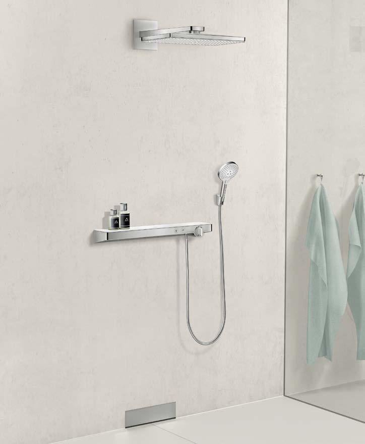 28 Hansgrohe Suihkut ja suihkusäädöt Asennus kahdella toiminnolla: ShowerTablet Select 700 ja