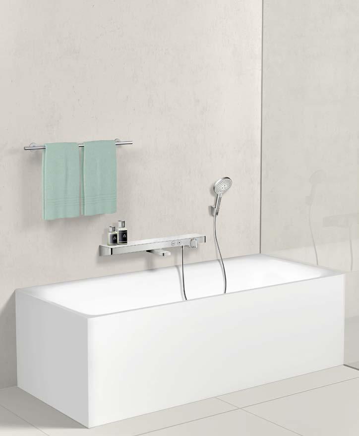 36 Hansgrohe Suihkut ja suihkusäädöt Asennus ammeeseen: ShowerTablet Select 700