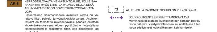 kaupunkikuvallista yhtenäisyyttä sekä korttelien toiminnallista yhteensopivuutta.