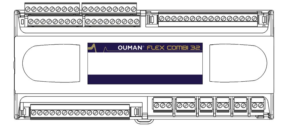 Universal expantionsenhet Struktur Flex Combi har en kompakt konstruktion i enlighet med DIN-standarden och gör det möjligt att installera enheten i de flesta apparatskåp.