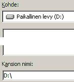 Jos jossain kohdassa vaikuttaa siltä että asennustoiminnossa ei tapahdu mitään, saataa olla että asennusohjelma on jäänyt jonkun muun ohjelman taakse piiloon tai se on pienennettynä jolloin se näkyy