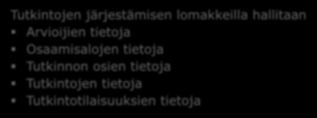 tietoja Osaamisalojen tietoja Tutkinnon osien