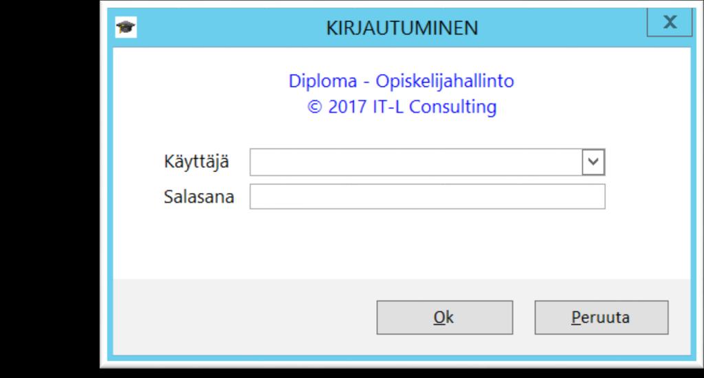 Diploma käytännössä Seuraaville sivuille on kerätty kuvia ja esimerkkejä Diploman käyttöliittymästä,