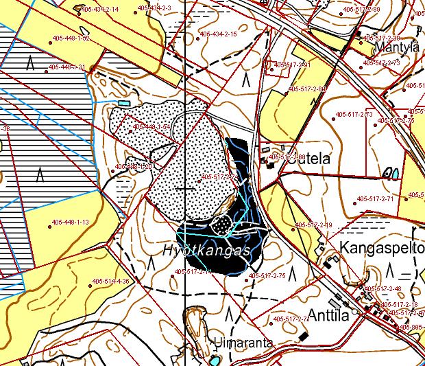 6/14 Kuva 1. Karttakuva ottoalueesta Lappeenranta, Metsä-Kansola, tilat Hyötykangas ja Takala. II LUPAPÄÄTÖKSEN RATKAISUOSA 1.