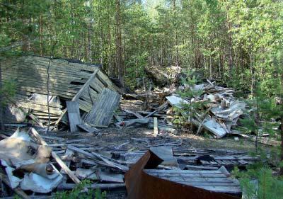 Kuopan 12 alueella on osin poistettu puustoa ilmeisesti ottoalueen laajentumisen vuoksi.