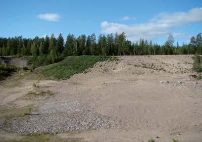 Kuopan 2 pohjalle tuotujen maa-ainesten soveltuvuus maisemointiin tulee selvittää.