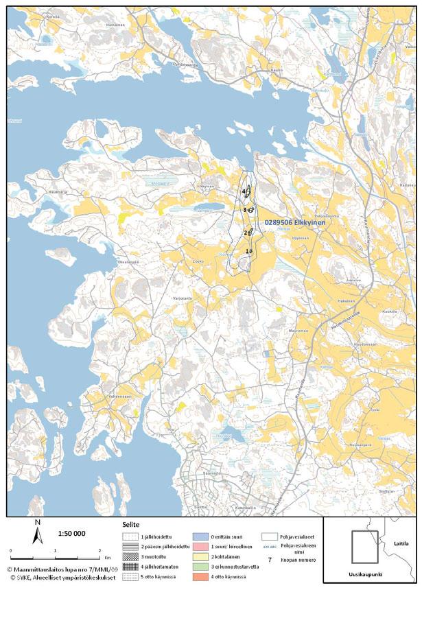 Vakka-Suomen seutukunnan kartta 4.