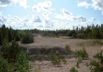 Kuopan 4 alueella on polttoainetta/öljyä vuotava kone joka tulee kunnostaa tai poistaa alueelta. Lisäksi alueen lammet tulee täyttää. Alueen kuopilla 1 ja 2 on voimassa oleva maa-aineslupa.