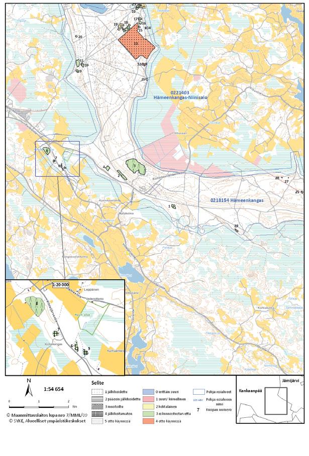 Pohjois-Satakunnan seudun kartta 6.