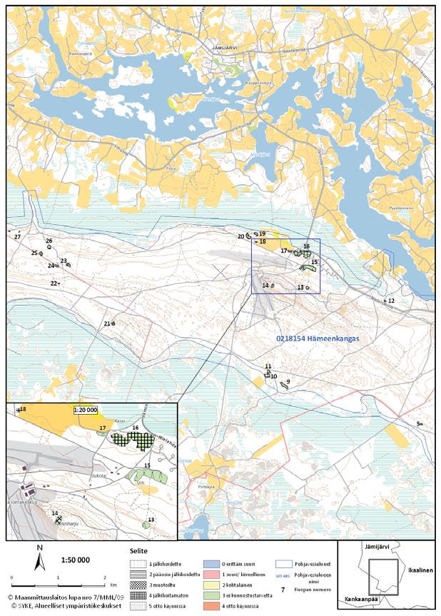 Pohjois-Satakunnan seudun kartta 7.