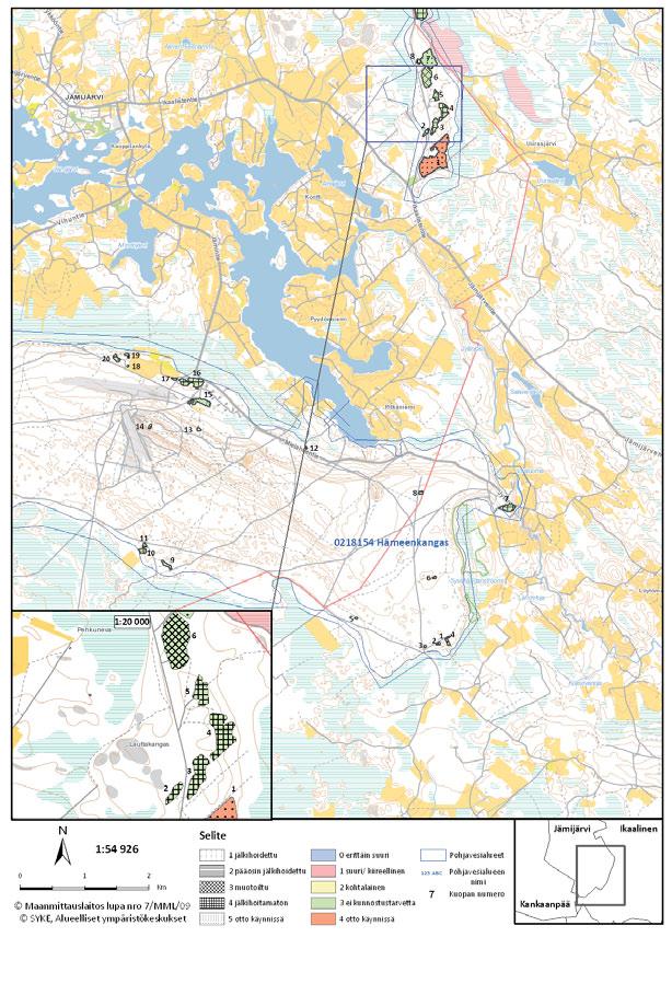 Pohjois-Satakunnan seudun kartta 8.