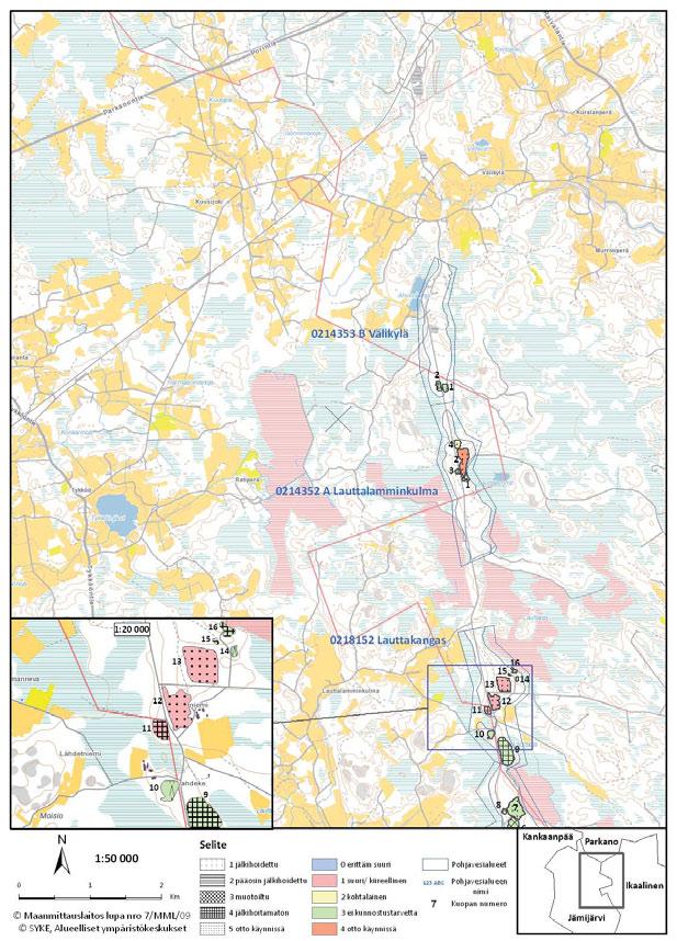 Pohjois-Satakunnan seudun kartta 9.