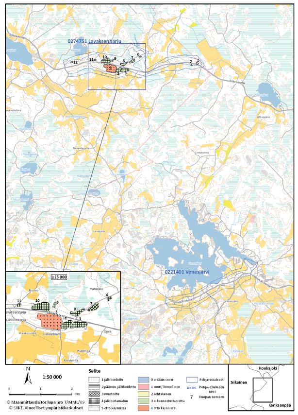 Pohjois-Satakunnan seudun kartta 13.