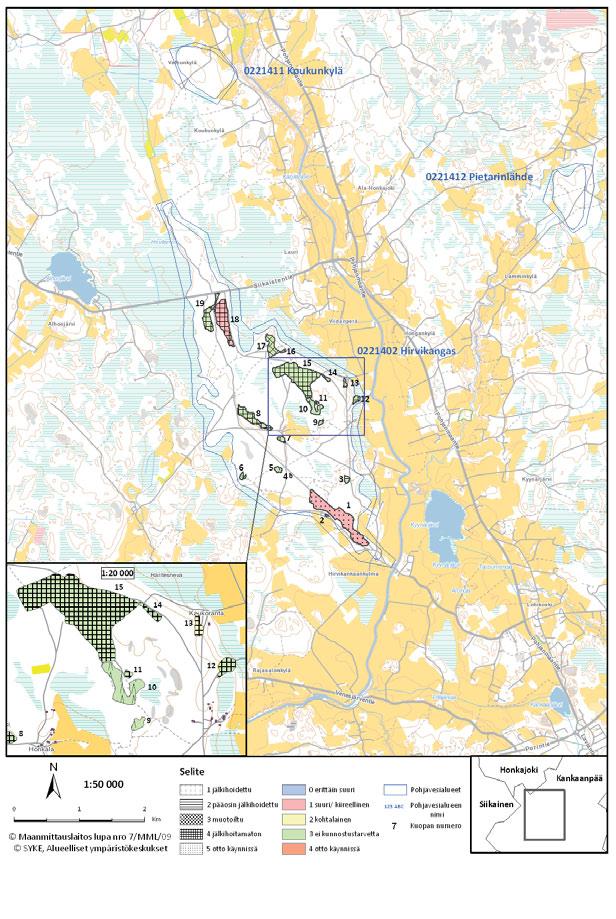 Pohjois-Satakunnan seudun kartta 14.