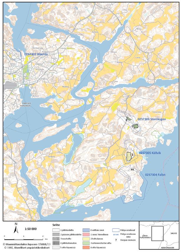 Turunmaan seutukunnan kartta 4.