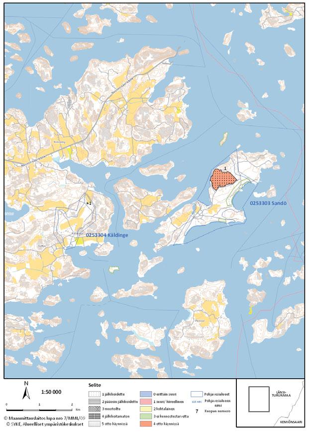 Turunmaan seutukunnan kartta 6.