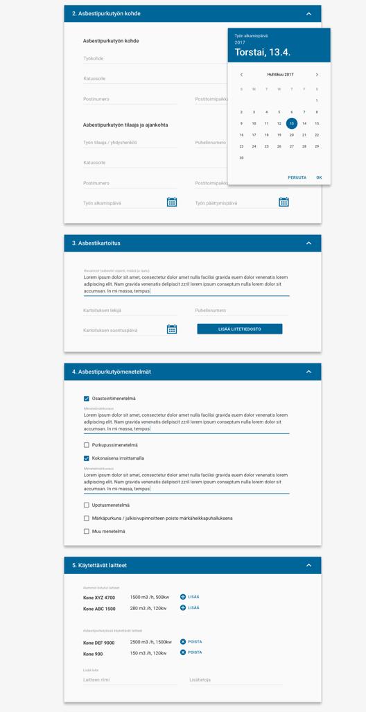 Prototyyppi: Ennakkoilmoitus sähköisesti IDEA: Älykäs ennakkoilmoituslomake, joka hyödyntää aiemmin syötettyjä tietoja nopeuttaakseen ennakkoilmoituksen jättämistä.