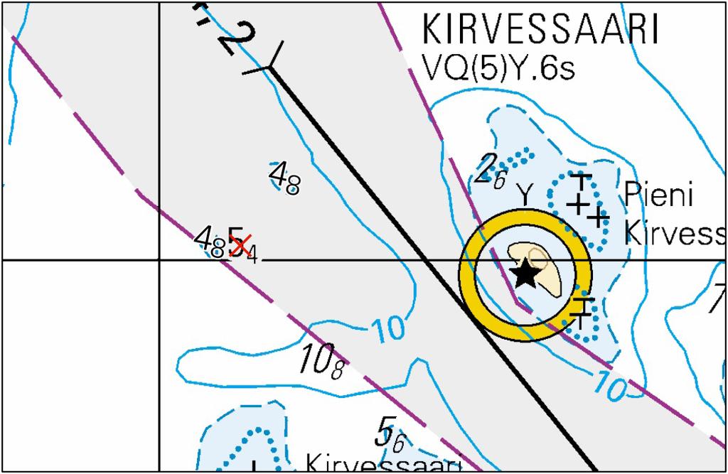 Ei merikartan mittakaavassa - Inte i sjökortets skala - Not to scale of chart (FTA, Lappeenranta/Villmanstrand 2014) Tm/UfS/NtM 3, 31.1.2014 *35.(T) L/201/201.3 Suomi. Vuoksen vesistö. Joutseno.