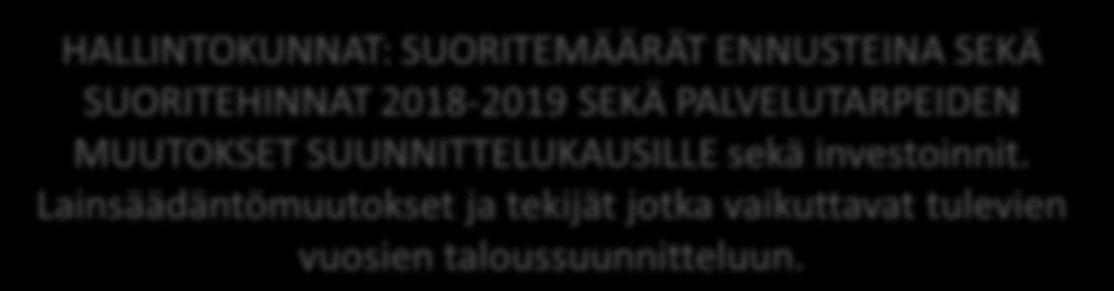 suunnitelmien läpikäynti