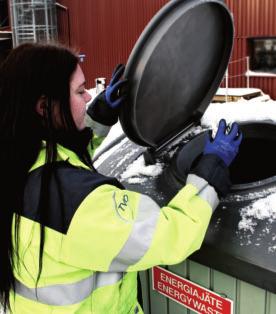 Vähäiset päästöt ja vastuullista jätehuoltoa Pyrimme vähentämään jätteiden määrää ja edistämään niiden hyötykäyttöä.