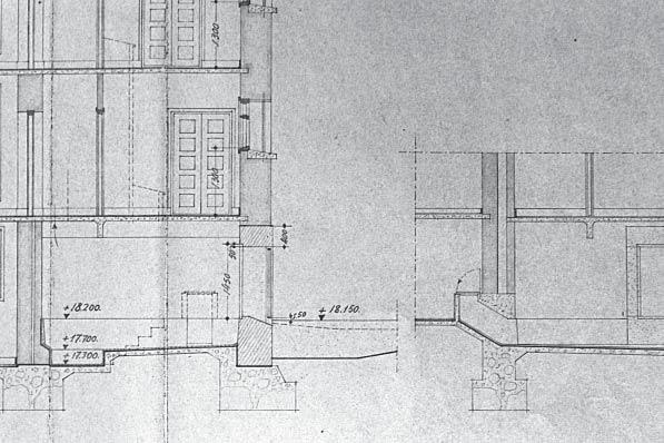 kerroksen pohjapiirrosta, Sjöholm 1.4.1930.