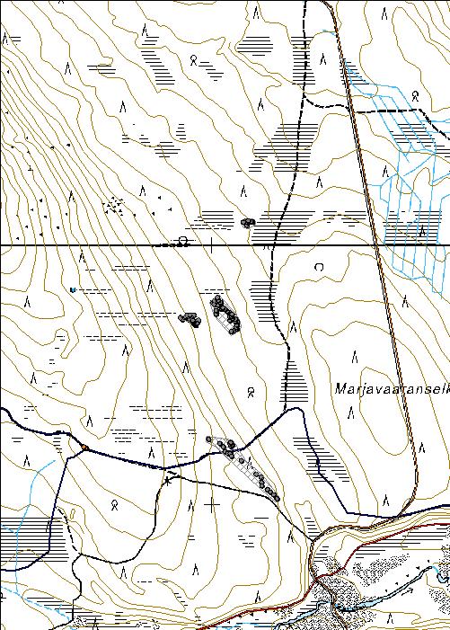 96 Kohdetyyppi: 5 Puolustusvarustukset Copyright: Metsähallitus 2008