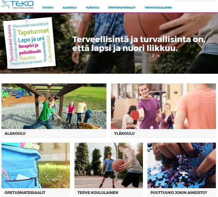 TEKO Terve koululainen Turvallisinta on, että lapsi ja nuori liikkuu.