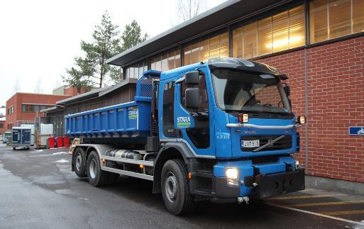 42 (88) 5. Dual-fuel kuorma-autot (Stara, Posti) 5.1 Yleistä Biometaani on yksi raskaan ajoneuvokaluston polttoainevaihtoehto. Biometaaniksi puhdistettu biokaasu vastaa ominaisuuksiltaan maakaasua.