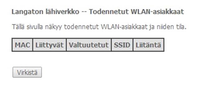 6.3.6 Laitetiedot Ikkuna kertoo, mitä