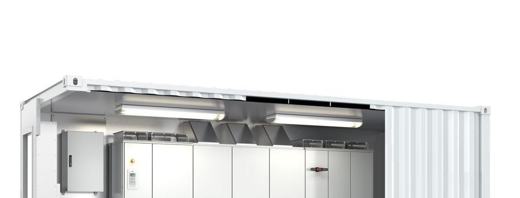 ABB inverter station, PVS800-IS Layout 800 x1000 ( w x h) free space reservation for post installations (e.g. monitoring).