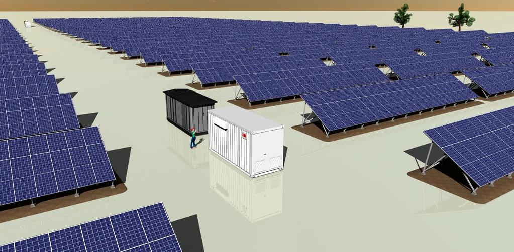 3. 4MWp PV power plant 2 x PVS-IS