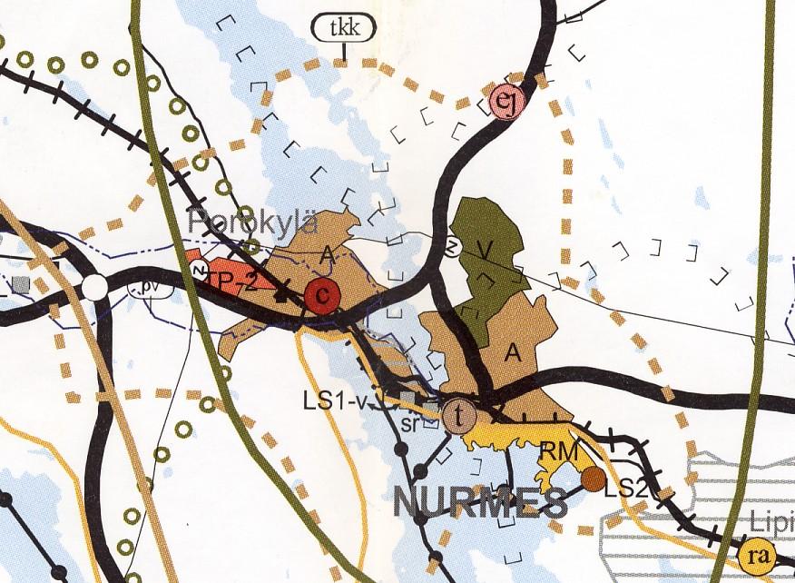 4 Kuva 2: Ote maakuntakaavasta Maakuntahallitus on päättänyt tammikuun 2006 lopulla käynnistää maakuntakaavan tarkistuksen.