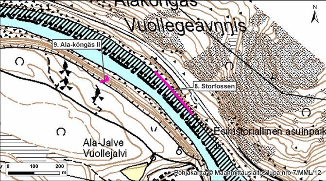 4.8 Storfossen Kuva 22. Storfossen, Norja, Tana ja Alaköngäs 2, Suomi, Utsjoki.