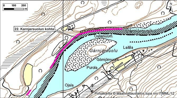 4.22 Karnjarsuolun kohta Norjan mantereella Kuva 64. Karnjarsuolun kohta Norjan mantereella, Norja, Tana.