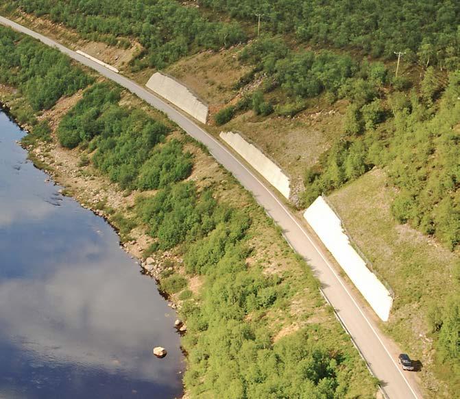 Tie kulkee kohteen yllä (Kuva 124 ja Kuva 125). Kohde on erittäin jyrkkä. Kohde on laajempi yläosasta ja kapenee kolmiomaisesti alaspäin rinnettä mentäessä.