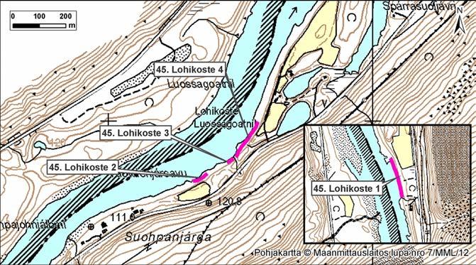 4.45 Lohikoste 1, 2, 3 ja 4 Kuva 147. Lohikoste, 1,2,3 ja 4, Suomi, Utsjoki.