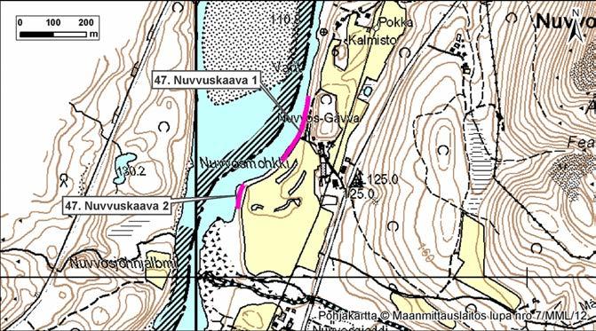 4.47 Nuvvuskaava 1 ja 2 Kuva 159. Nuvvuskaava 1 ja 2, Suomi, Utsjoki.