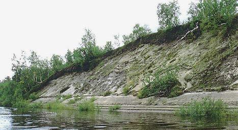 Kohde on 15 m korkea ja 70 m pitkä. Sav kadasjohkan eroosiokohdetta vastapäätä on saari (Kuva 196). Mantereen ja saaren välissä Tenojoki virtaa kapeana ja eroosio kohteella on luonnollista.