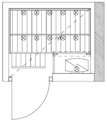Sauna Valaistus qvalokuidut 10+1 kpl Cariitti VPL30-G211 Sijoitus: 5 kpl lauteiden alapuolelle, 5 kpl selkänojaan ja 1