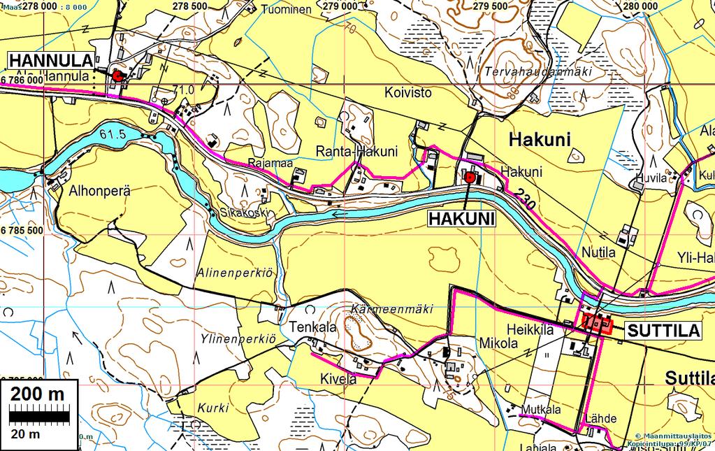 27 Sijainti: Huomiot: Paikka sijaitsee Huittisten kirkosta 12,53 km itään Punkalaitumenjoen etelärannalla. Mainitaan asutuksen yleisluettelossa ennen 1600-lukua.