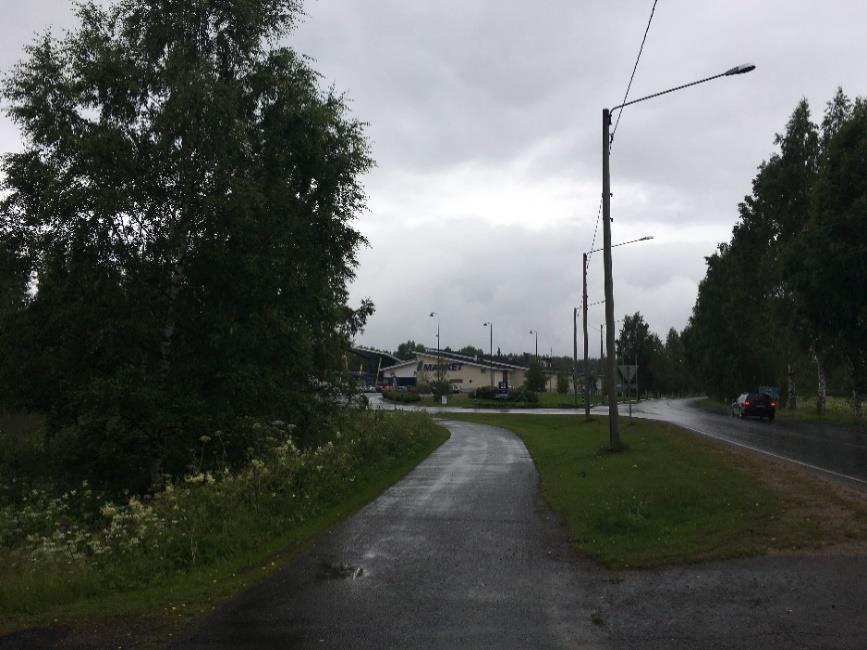 Näkymä Asematieltä etelään
