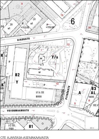 5.1999 hyväksytty asemakaava.