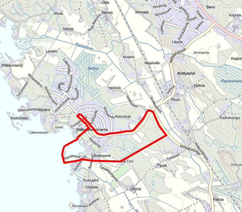 NTTYLAHDENRANTA IV ASEMAKAAVA JA ASEMAKAAVAN MUUTOS joka koskee 9 päivänä kesäkuuta 05 päivättyä asemakaavakarttaa. Asemakaavaan sisältyvät Asemakaavaan sisältyvät Mulon () kylän tilat 5:7, 5:67, 5:8.