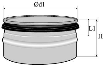 Coupling HSG-Ød1 Ød1 L1 Paino Kg Ød1 L1 H Paino Kg 80 50 0,1 100 50 0,1 125 50 0,1 160 50 0,2 200 50 0,3 250 50 0,3 315