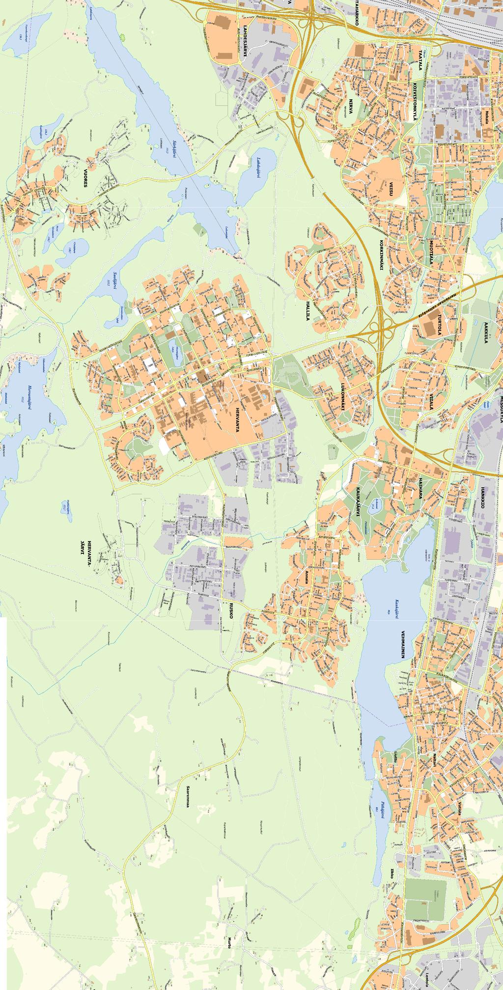 keskuspuiston keskusallas Vuores, Koipitaipaleenkadun biopidätysallas Vuores, Koipitaipaleenkadun virtaamansäätökaivo Vuores, Koipitaipaleenkadun hulevesiallas Vuores, Koipitaipaleenkadun