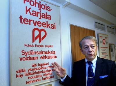 Kansanterveyden edistämishankkeita Pohjois-Karjala -projekti vuosina 1972 1997 yksi maailman