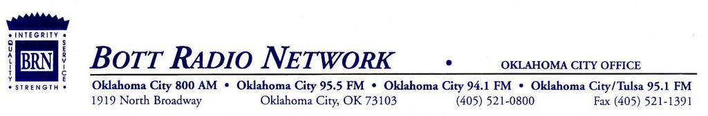 760 11.11.09 1200 USA: KKZN Thornton CO. AM 7-60 Colorado s Progressive Talk. 760 11.11.09 2115 USA: WCHP Champlain, NY. 770 11.11.09 2200 + USA: WTOR Youngstown, NY.