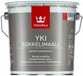 52 90 +sävytys Tikkurila Yki Sokkelimaali 2,7 l Vesiohenteinen, täyshimmeä.
