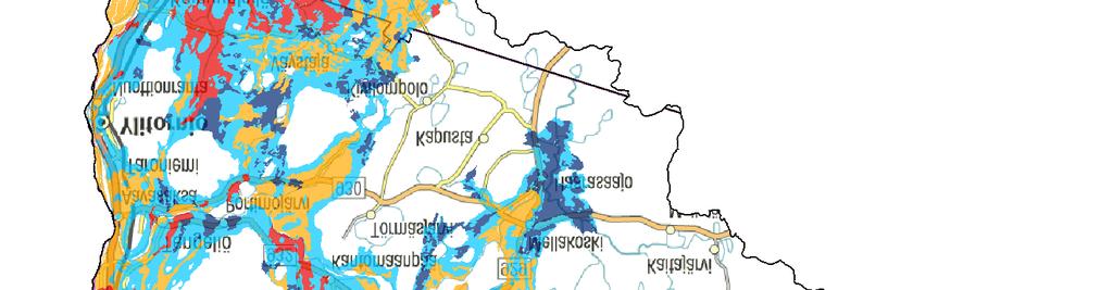 huuhtoutumista pohjavesiin varsinkin alueilla, joilla pohjavedenpinta on lähellä maanpintaa. 5.2.